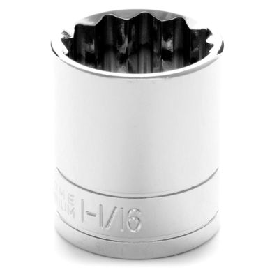 WLMW32534 image(0) - Wilmar Corp. / Performance Tool 1/2" Drive 1-1/16" 12pt Socket