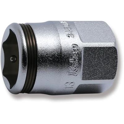 KKN3450MH-13 image(0) - Ko-ken USA 3450MH-13 3/8 Square Drive Socket 13 mm Nut Grip Length 26 mm Outer Hex 17 mm
