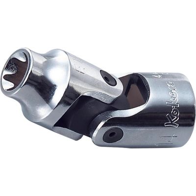 KKN4440T-E16 image(0) - Ko-ken USA 4440T-E16 1/2 Square Drive Universal TORX E16 Socket - Length 65 mm