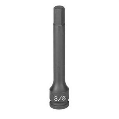 GRE19054M image(0) - Grey Pneumatic 3/8" Drive x 5mm Hex Driver 4" Length