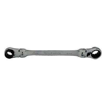 VIMDDF1719 image(0) - VIM Tools 17X19 mm Double Deep Spline Flex Head Ratcheting Wrench