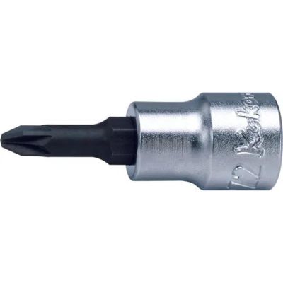 KKN3000-50-PZ2 image(0) - Ko-ken USA 3000.50-PZ2 3/8 Square Drive Bit Socket PZ2 Length 50 mm