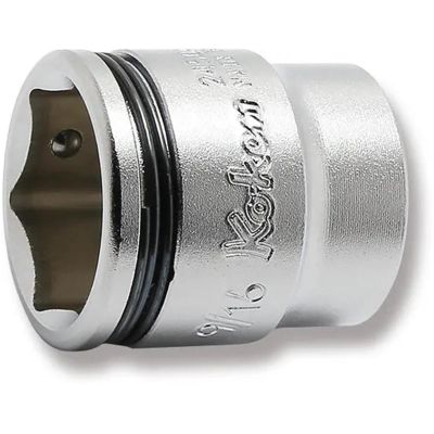 KKN2450AS-9-16 image(0) - Ko-ken USA Special 1/4 Sq. Dr. Short NUT GRIP&reg; Socket - 9/16