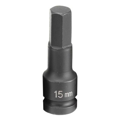 GRE2915M image(0) - Grey Pneumatic 1/2" Drive x 15mm Hex Driver
