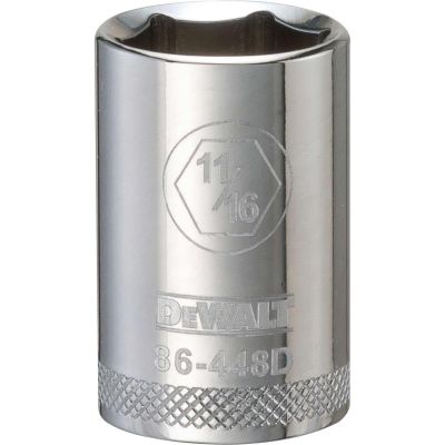 DWTDWMT86448OSP image(0) - DEWALT 001Pc 12Dr Socket-06Pt-11/16