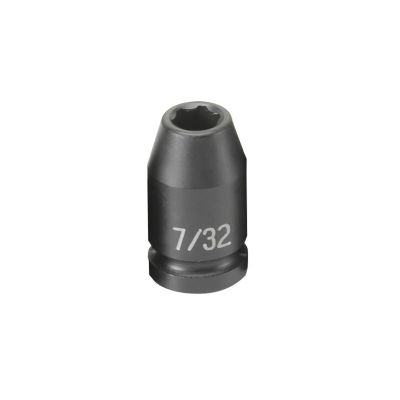 GRE907RS image(0) - Grey Pneumatic 1/4" Surface Drive x 7/32" Standard  Socket