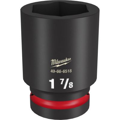 MLW49-66-6518 image(0) - Milwaukee Tool SHOCKWAVE Impact Duty  1"Drive 1-7/8" Deep 6 Point Socket