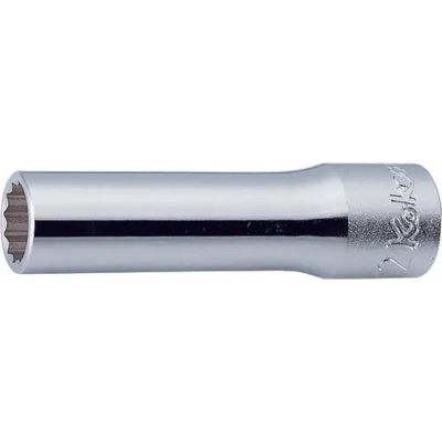 KKN4305M-26 image(0) - Ko-ken USA 4305M-26 1/2 Square Drive Socket 26 mm 12 Point Length 77 mm
