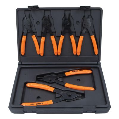 KAS3497 image(0) - Lang Tools (Kastar) 3497 - 6-Pc. Combination Int/Ext Retaining Ring Pliers Set