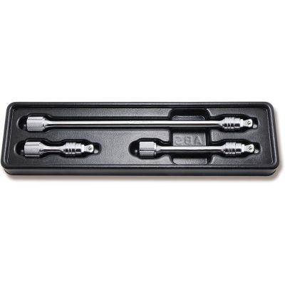 KKNPK3763L-3 image(0) - Ko-ken USA PK3763L/3 3/8 Sq. Dr. Locking Wobble-Fix Extension Bar 3 Piece Set