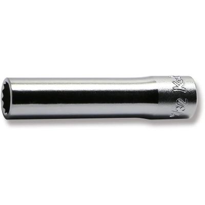 KKN2305A-9-32 image(0) - Ko-ken USA 2305A-9/32 1/4 Square Drive Socket 9/32 12 Point Length 50 mm