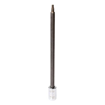MAY16614 image(0) - Mayhew Mayhew T15 Torx&reg; Long Insert Socket Bit, 1/4-Inch Drive