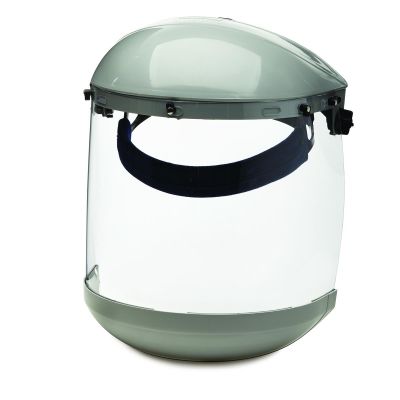 SRWS30310 image(0) - Sellstrom Face Shield - 303 Series - 8" x 15.5" x 0.40" Window - Clear - Ratcheting Headgear - Dual Crown