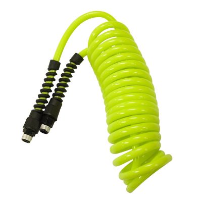 LEGLP1415AFZ image(0) - Legacy Manufacturing Flexzilla Polyurethane Recoil Hose, 1/4" x 15', 1/4" MNPT Fittings
