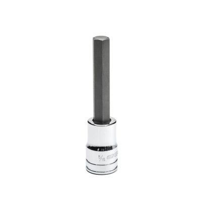 KDT82527 image(0) - GEARWRENCH 3/8 Inch Drive Mid Length Hex Bit SAE Socket 5/16 Inch