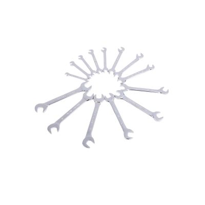 SUN9914MA image(0) - SUNEX 14-PC Metric Wrench Set, Full Polish