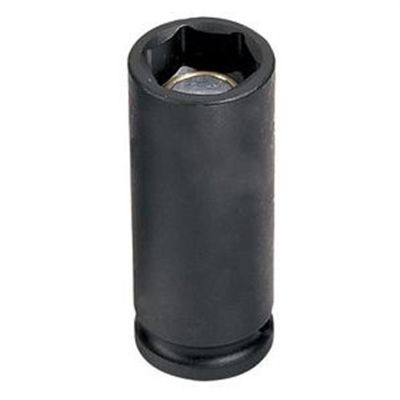 GRE1015MDG image(0) - Grey Pneumatic 3/8" Drive x 15mm Magnetic Deep Socket