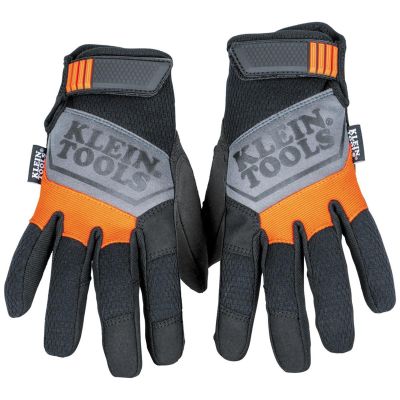KLE60590 image(0) - Klein Tools Knit Dipped Gloves, Cut Level A4, Touchscreen, X-Large, 2-Pair