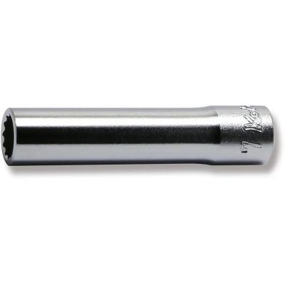 KKN2305M-7 image(0) - Ko-ken USA 2305M-7 1/4 Square Drive Socket 7 mm 12 Point Length 50 mm
