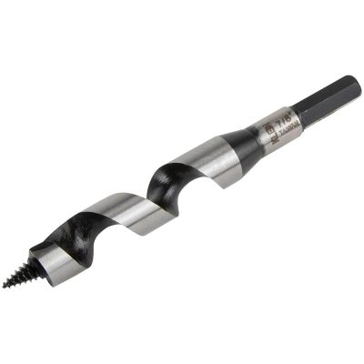 KLE53408 image(0) - Klein Tools Steel Ship Auger Bit, Screw Point, 1-1/8 x 4-Inch