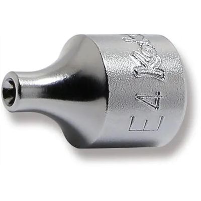 KKN3425-E4 image(0) - Ko-ken USA 3425-E4 3/8 Square Drive TORX E4 Socket - Length 26 mm