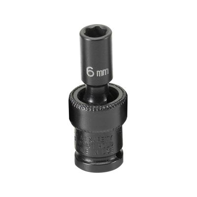 GRE906UMS image(0) - Grey Pneumatic 1/4" Surface Drive x 6mm Standard Universal Socket