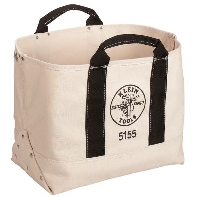 KLE5155 image(0) - Klein Tools Canvas Tool Bag, 17-Inch