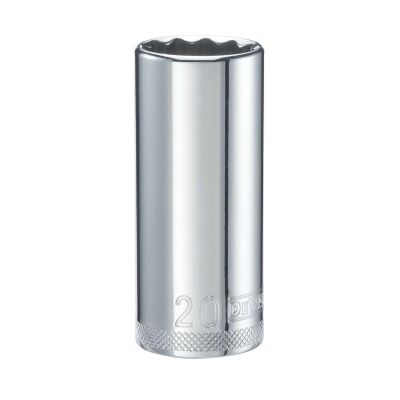 DWTDWMT19303B image(0) - DEWALT 3/8" 12 Pt Deep Socket 20Mm