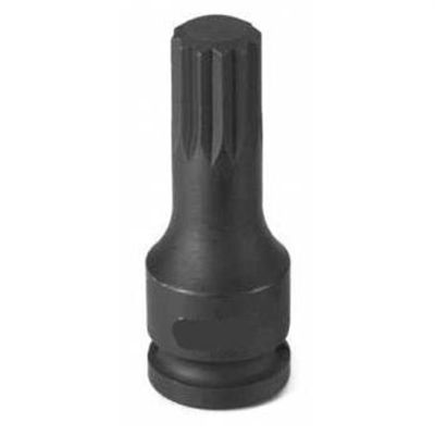 GRE1110ST image(0) - Grey Pneumatic 3/8" Drive x M10 Tamper Proof Triple Square Driver