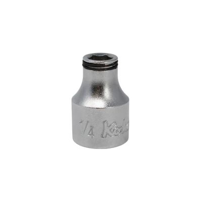KKN3450A-1-4 image(0) - Ko-ken USA 3/8 Sq. Dr. SAE Nut Grip Chrome Socket in 1/4