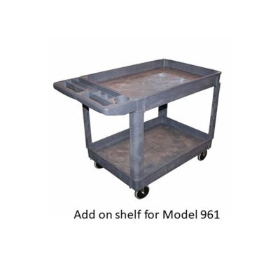 INT963 image(0) - American Forge & Foundry Shop Cart Shelf Add On Tray - 30" x 16" - Polypropylene - For AFF Model 961 Cart