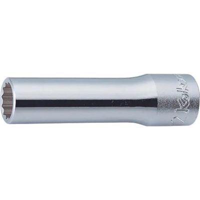 KKN4305M-38 image(0) - Ko-ken USA 4305M-38 1/2 Square Drive Socket 38 mm 12 Point Length 77 mm