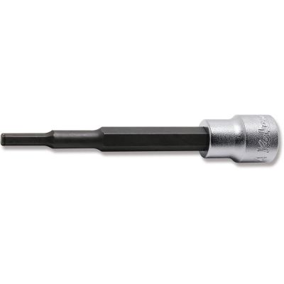 KKN3015M.100-4 image(0) - Ko-ken USA 3/8 Sq. Dr. Bit Socket  4mm Grip Ring Length 100mm