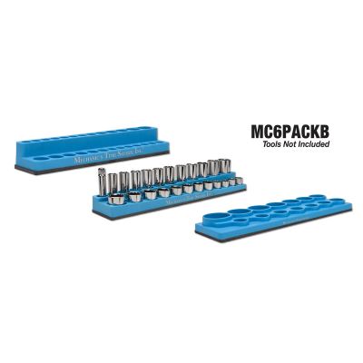 MTSMC6PACKB image(0) - Mechanic's Time Savers BLUE MAGNA-CADDY PACK