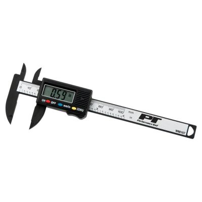 WLMW80157 image(0) - Wilmar Corp. / Performance Tool 4" Carbon Fiber Digital Caliper