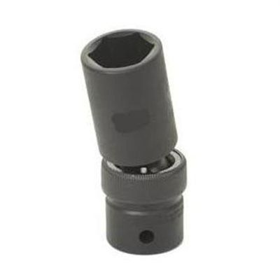 GRE2017UMD image(0) - Grey Pneumatic 1/2" Drive x 17mm Deep Universal Socket 6 Point - Black