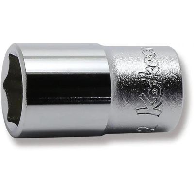 KKN2400A-11-32 image(0) - Ko-ken USA 2400A-11/32 1/4 Square Drive Socket 11/32 6 Point Length 22 mm