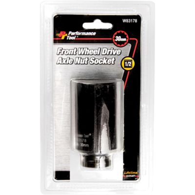WLMW83178 image(0) - Wilmar Corp. / Performance Tool 30mm 12pt Axle Nut Socket CrMo