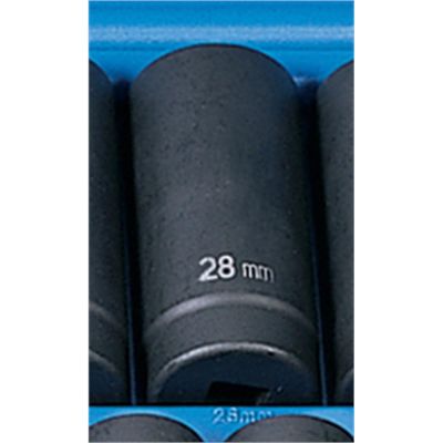 GRE2028MD image(0) - Grey Pneumatic 1/2" Drive x 28mm Deep Socket