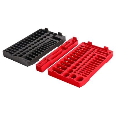 MLW48-22-9486T image(0) - Milwaukee Tool 106pc. 1/4" & 3/8&rdquo; Drive  Ratchet and Socket Trays- SAE & Metric
