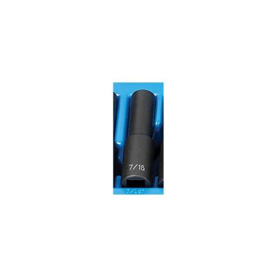GRE2114D image(0) - Grey Pneumatic 1/2" Drive x 7/16" Deep - 12 Point Socket