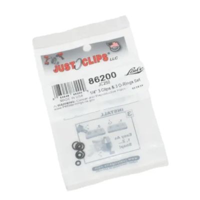 LIS86210 image(0) - Lisle JC2505 1/4-inch 3 Clips & 3 O-Rings, 5 Pack