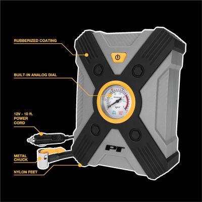 WLMW7901 image(0) - Wilmar Corp. / Performance Tool 12V Rapid Tire Inflator w/LED Light
