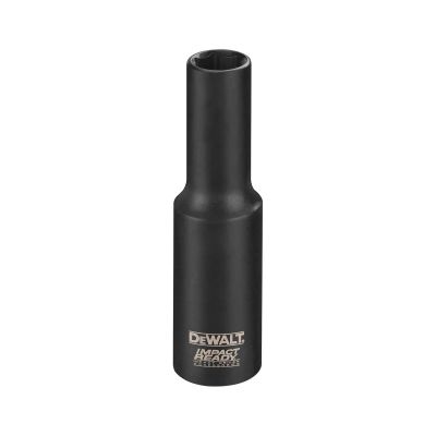 DWTDW22972 image(0) - DEWALT 1-1/4-Inch Impact Ready Deep Socket For 1/2-Inch Drive