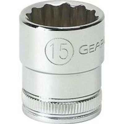 KDT80200 image(0) - GearWrench 1/4 Inch Drive 12 Point Standard Metric Socket 6mm
