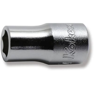 KKN2400A-1-4 image(0) - Ko-ken USA 2400A-1/4 1/4 Square Drive Socket 1/4 6 Point Length 22 mm