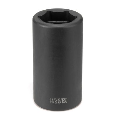 GRE5223C image(0) - Grey Pneumatic #5 Spline x 1-1/2" x 13/16" Square Socket