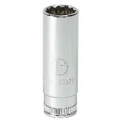 KDT80818 image(0) - GEARWRENCH 1/2 Inch Drive 12 Point Deep Metric Socket 21mm