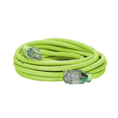 LEGFZ512825 image(0) - Legacy Manufacturing Flexzilla Pro Extension Cord, 12/3 AWG SJTW, 25', Outdoor, Lighted Plug
