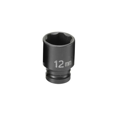 GRE912MS image(0) - Grey Pneumatic 1/4" Surface Drive x 12mm Standard  Socket